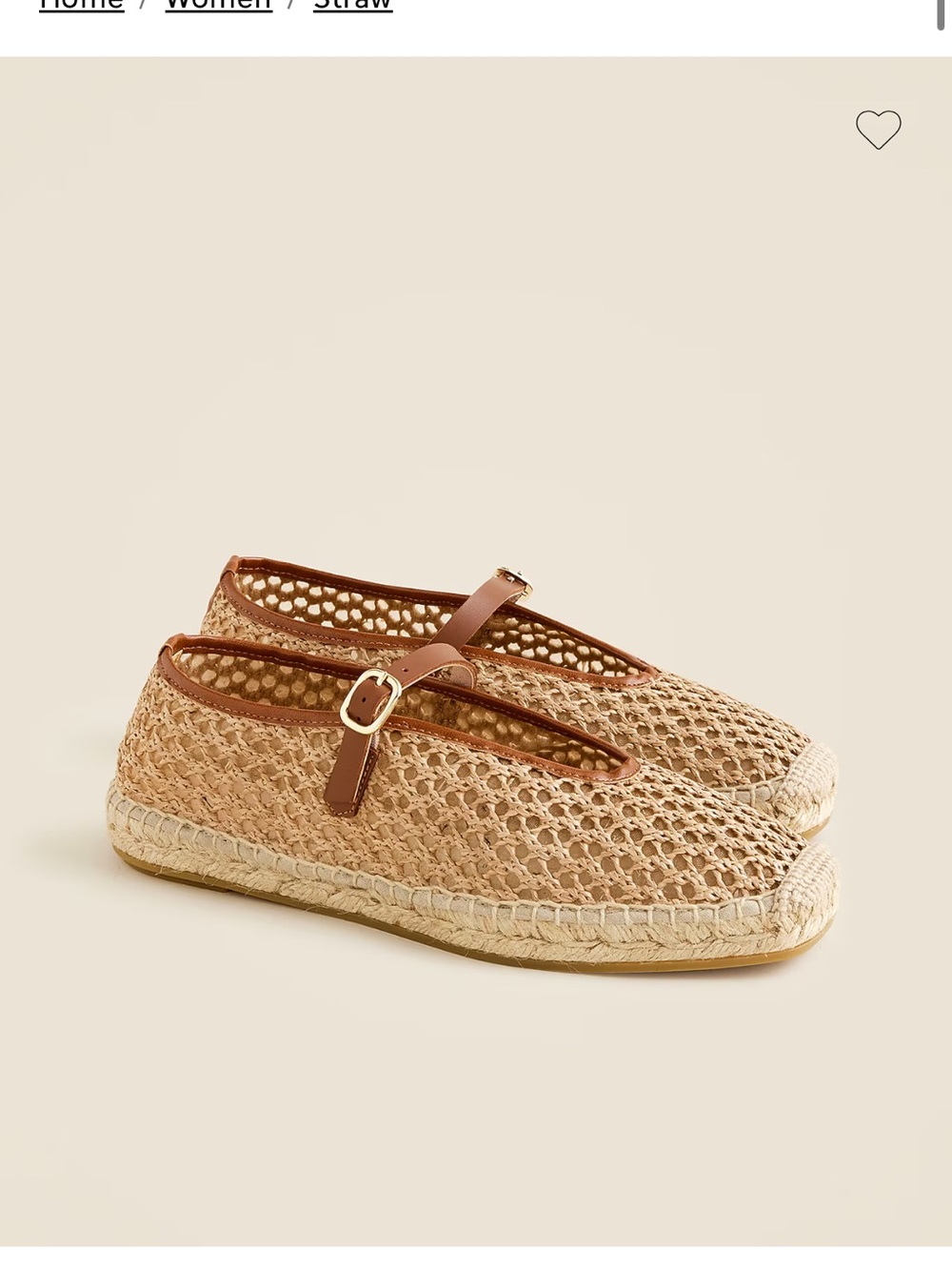 ISO JCREW MADE IN SPAIN ESPADRILLE FLATS